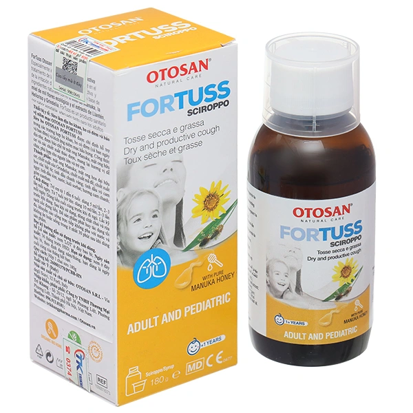 Siro Ho Fortuss Otosan làm dịu ho khan, ho có đờm