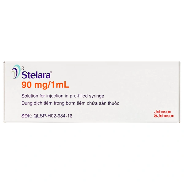 Dung dịch tiêm Stelara 90mg/1ml trị các bệnh vảy nến, Crohn