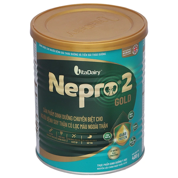 Sữa bột Nepro 2 Gold dành cho người bệnh thận có lọc máu