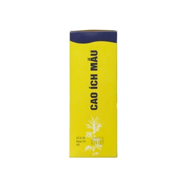 Cao lỏng Cao Ích Mẫu trị kinh nguyệt không đều, đau bụng kinh hộp 30 gói x 15ml - 5