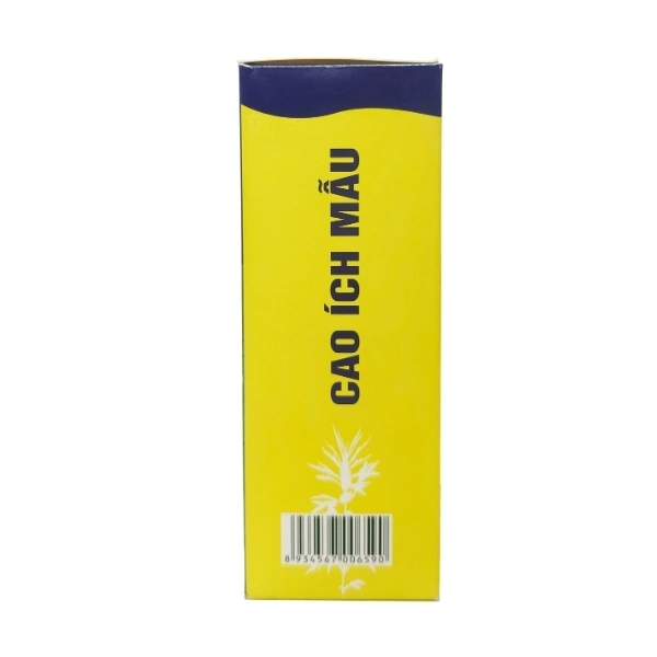 Cao lỏng Cao Ích Mẫu trị kinh nguyệt không đều, đau bụng kinh hộp 30 gói x 15ml - 6