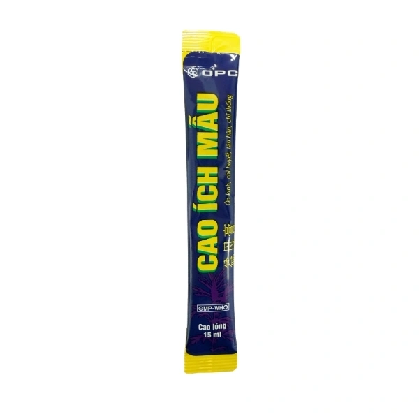 Cao lỏng Cao Ích Mẫu trị kinh nguyệt không đều, đau bụng kinh hộp 30 gói x 15ml - 8