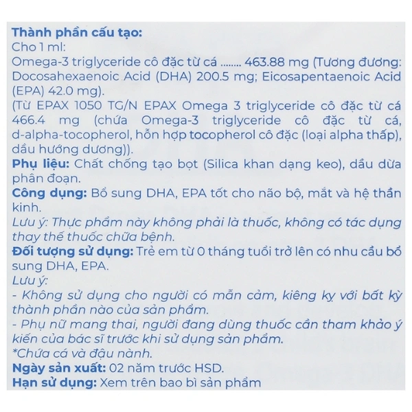 Combo 2 lọ Thực phẩm bảo vệ sức khỏe Nature's Way Kids Smart Drops DHA 20ml - 9