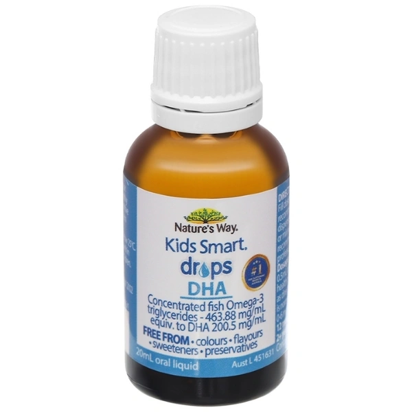 Combo 2 lọ Thực phẩm bảo vệ sức khỏe Nature's Way Kids Smart Drops DHA 20ml - 7
