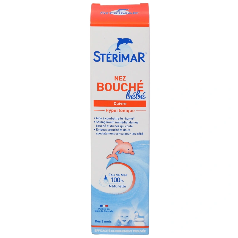 Dung dịch xịt mũi baby STERIMAR Blocked Nose Hygiene giảm nghẹt mũi cho bé chai 50ml - 1