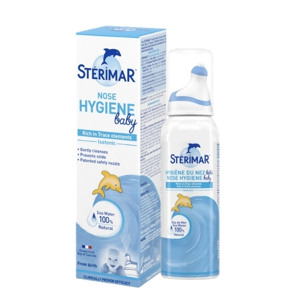 Dung dịch xịt mũi baby STERIMAR Blocked Nose Hygiene giảm nghẹt mũi cho bé
