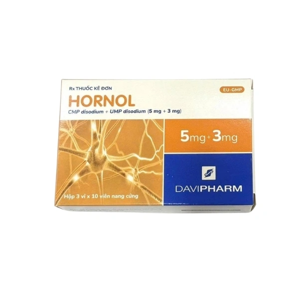 Hornol trị đau dây thần kinh, thần kinh ngoại biên (3 vỉ x 10 viên) - 1