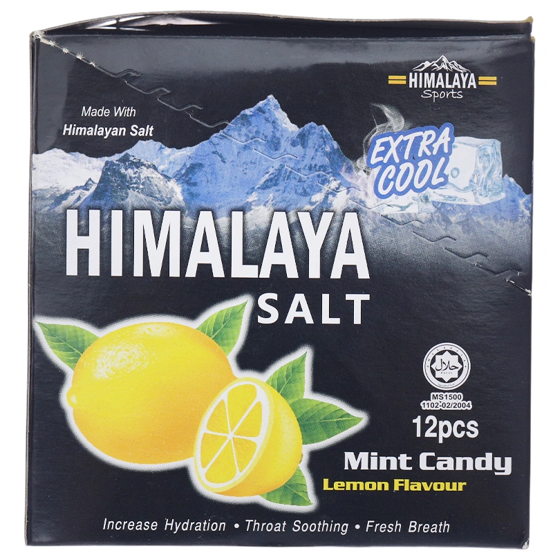 Kẹo Himalaya Salt Mint Lemon thông cổ, giảm ho (12 gói x 15g) - 1