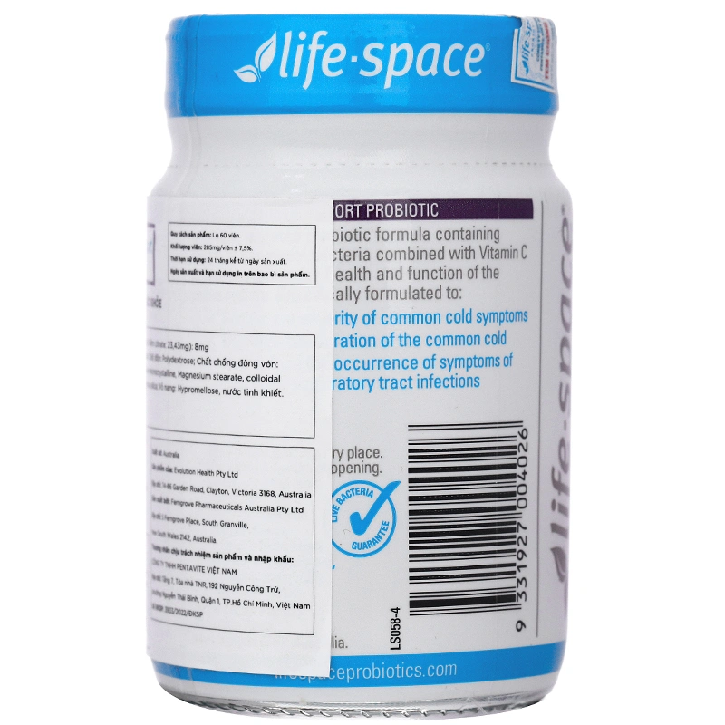 Life-Space Immune Support Probiotic tăng cường sức đề kháng Lọ 60 viên - 1