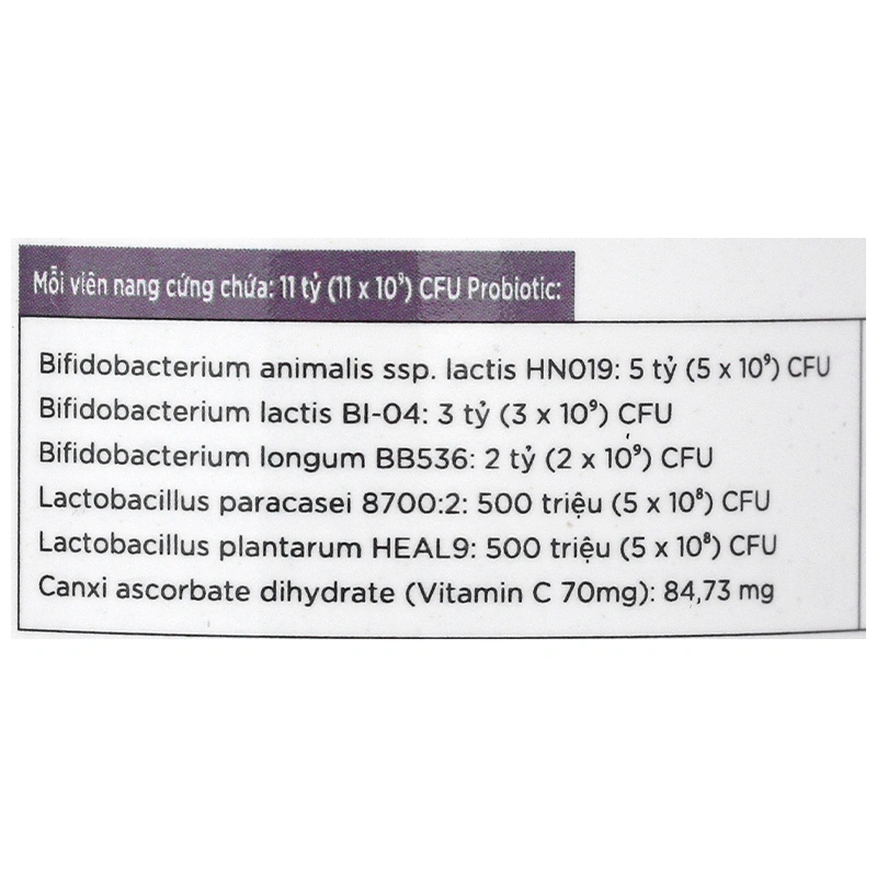 Life-Space Immune Support Probiotic tăng cường sức đề kháng Lọ 60 viên - 6