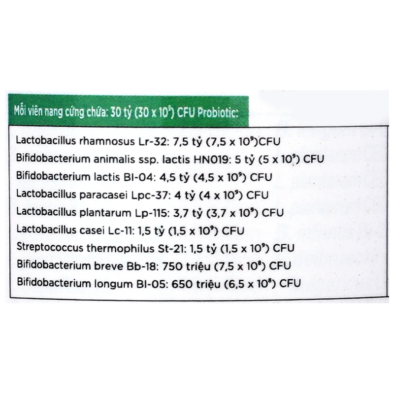 Life-Space Probiotic for 60+ Years tăng cường miễn dịch cho người cao tuổi Lọ 60 viên - 5