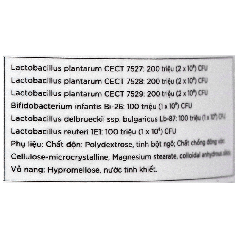 Life-Space Probiotic for 60+ Years tăng cường miễn dịch cho người cao tuổi Lọ 60 viên - 6
