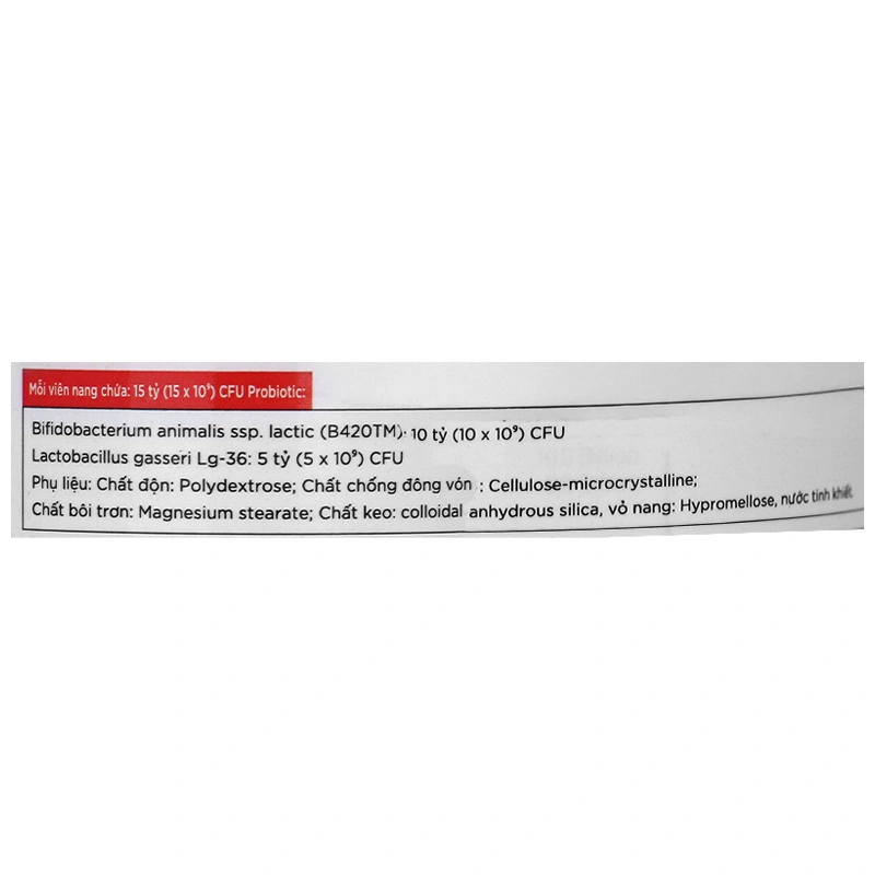 Life-Space Shape B420 Probiotic bổ sung lợi khuẩn Lọ 60 viên - 4