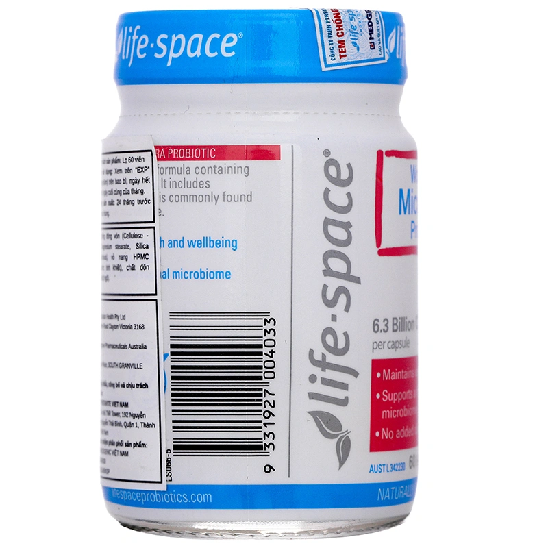 Life-Space Women's Microflora Probiotic tăng cường sinh lý nữ Lọ 60 viên - 3