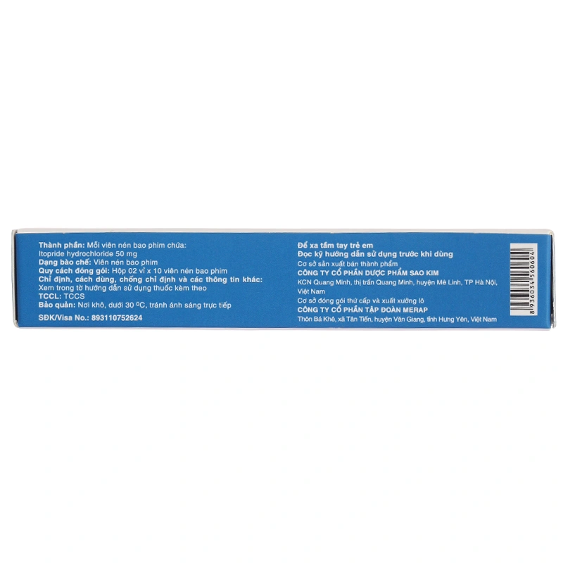 Mesabi điều trị triệu chứng dạ dày - ruột do viêm dạ dày mạn (2 vỉ x 10 viên) - 2