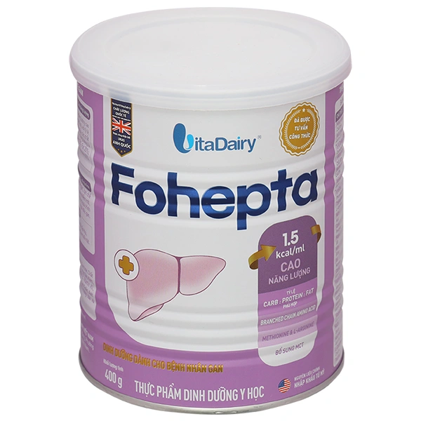 Sữa bột Vitadairy Fohepta cho người bệnh gan