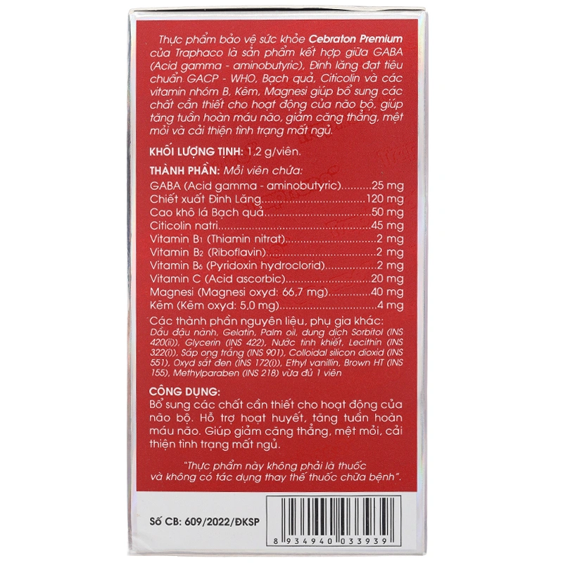 Thực phẩm bảo vệ sức khỏe CEBRATON PREMIUM - 9