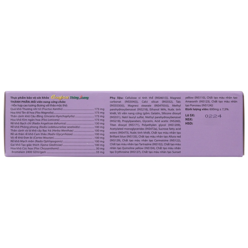 Thực phẩm bảo vệ sức khỏe Eugica Thông Xoang - 7