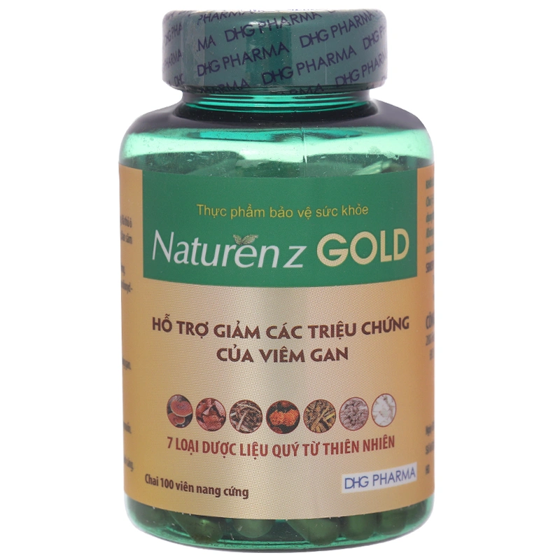 NATURENZ GOLD hỗ trợ hạ men gan, mát gan, nhuận tràng chai 100 viên - 9