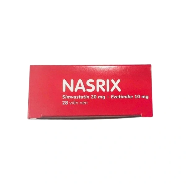 Nasrix điều trị rối loạn mỡ máu (4 vỉ x 7 viên) - 4