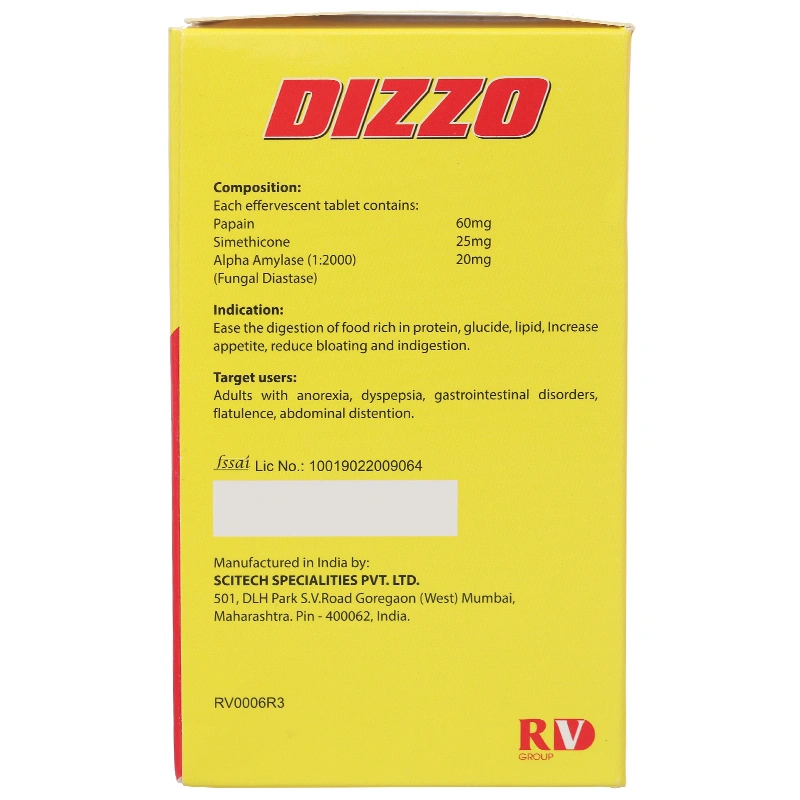 Dizzo Effervescent hộp 48 viên - 5
