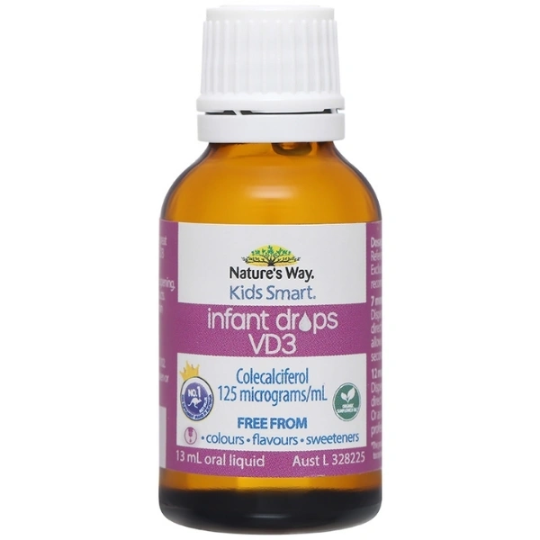Combo 2 hộp Thực phẩm bảo vệ sức khỏe Nature's Way Kids Smart Infant Drops VD3 13ml - 9