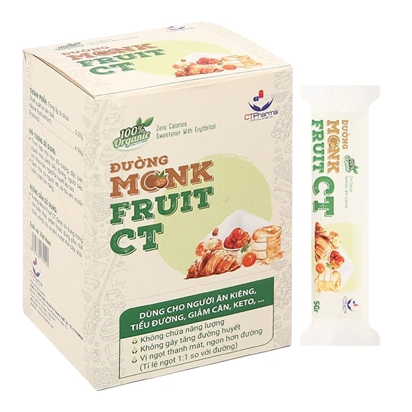 Đường Monk Fruit Ct Hộp 20 Gói x 5G - 4