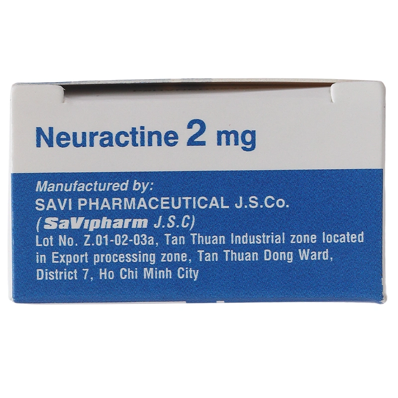 Neuractine 2mg điều trị mất ngủ hộp 30 viên - 4