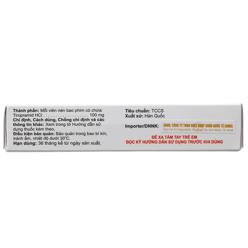 Orfatate 100mg điều trị cơn đau co thắt cấp tính (3 vỉ x 10 viên) - 5