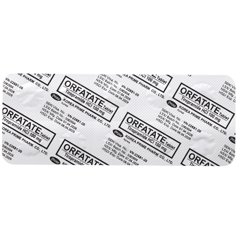 Orfatate 100mg điều trị cơn đau co thắt cấp tính (3 vỉ x 10 viên) - 7