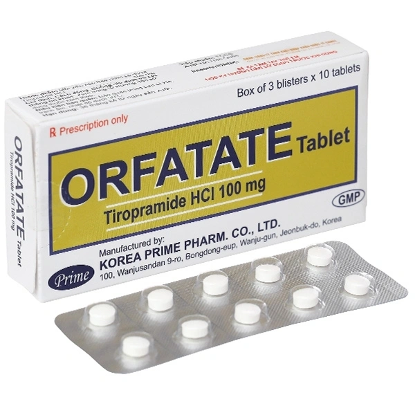 Orfatate 100mg điều trị cơn đau co thắt cấp tính