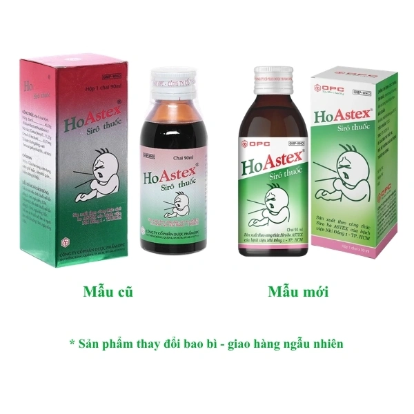 Siro HoAstex trị ho, giảm ho trong viêm họng, viêm phế quản, khí quản chai 90ml - 
