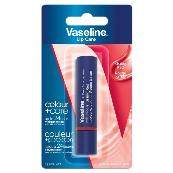 Son dưỡng môi VASELINE Kissing Red cung cấp và duy trì độ ẩm cho môi Thỏi 3gam - 