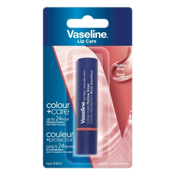 Son dưỡng môi VASELINE Mellow Rose cung cấp và duy trì độ ẩm cho môi Thỏi 3gam - 