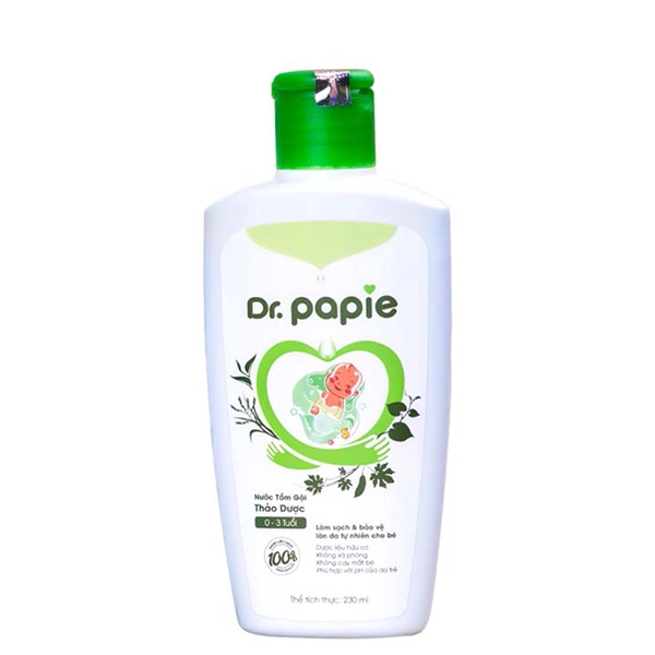 Nước tắm & gội 2in1 cho bé Dr.Papie