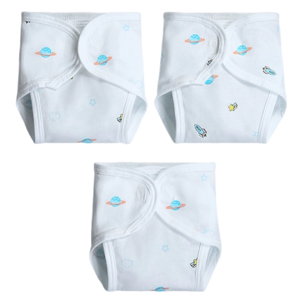 Set tã vải sơ sinh IQ Baby họa tiết quả địa cầu size S1