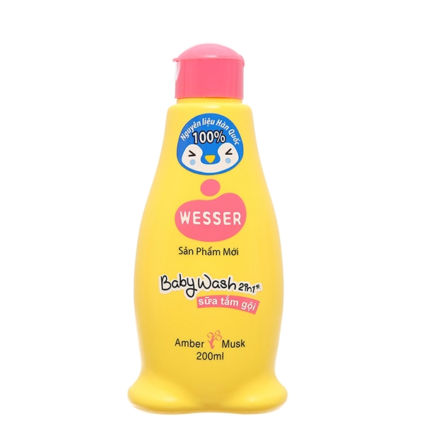 Sữa tắm & gội 2in1 cho bé Wesser