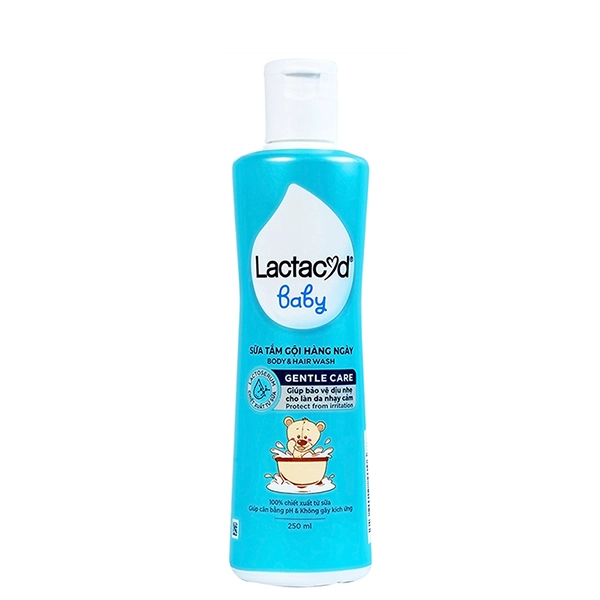 Sữa tắm & gội 2in1 cho bé Lactacyd Gentle Care