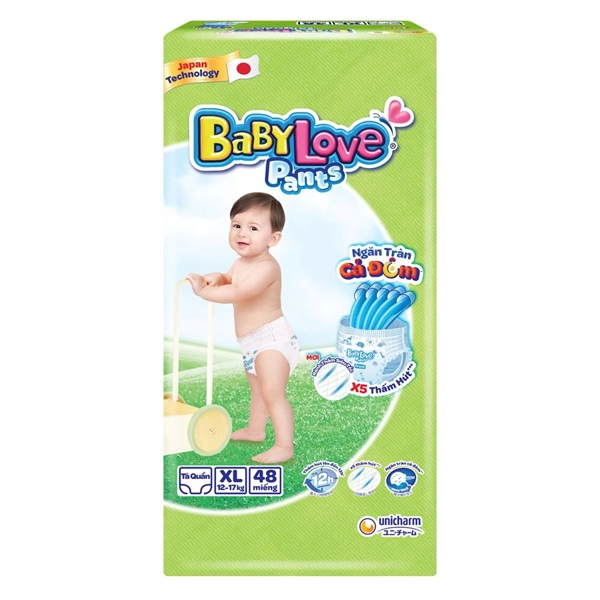 Tã quần BabyLove size XL - Giao bao bì ngẫu nhiên