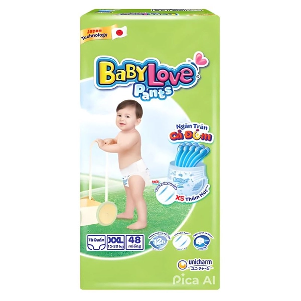 Tã quần BabyLove size XXL – Giao bao bì ngẫu nhiên