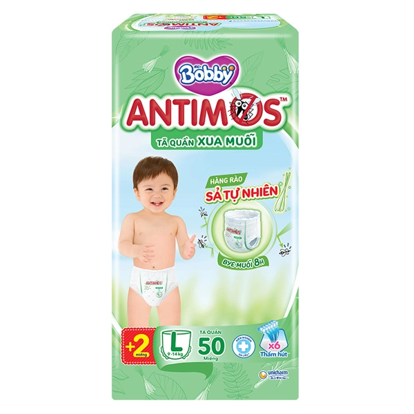 Tã quần Bobby Antimos xua muỗi size L