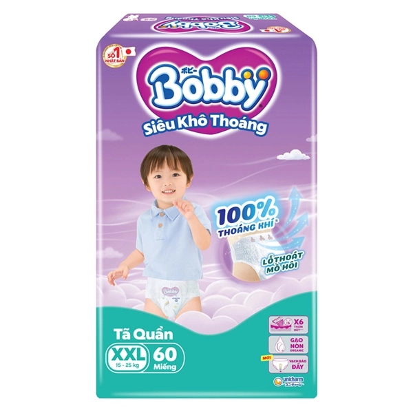 Tã quần Bobby size XXL – Giao bao bì ngẫu nhiên