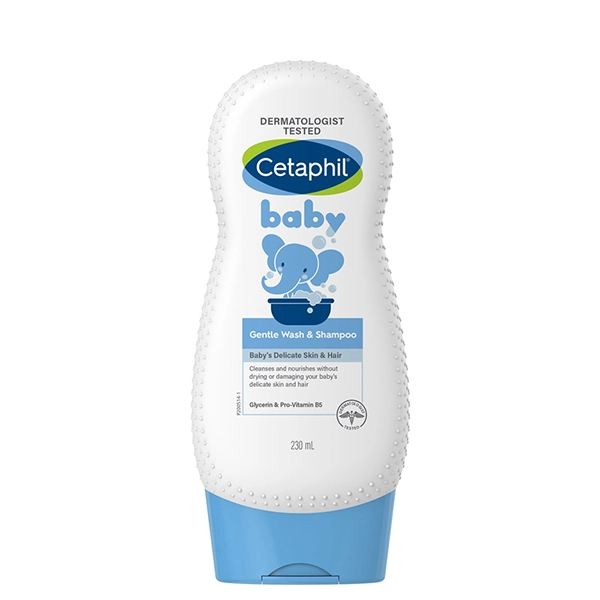 Sữa tắm & gội 2in1 cho bé Cetaphil Baby Gentle