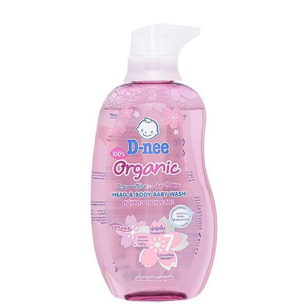 Dầu tắm & gội 2in1 cho bé D-nee Organic