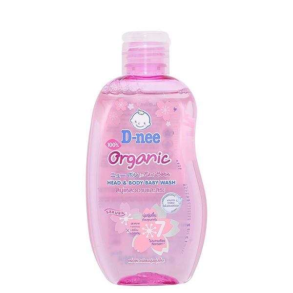 Dầu tắm & gội 2in1 cho bé D-nee Organic