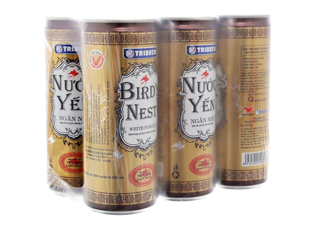 Lốc 6 lon nước yến Tribeco 240ml giá tốt tại Bách hoá XANH