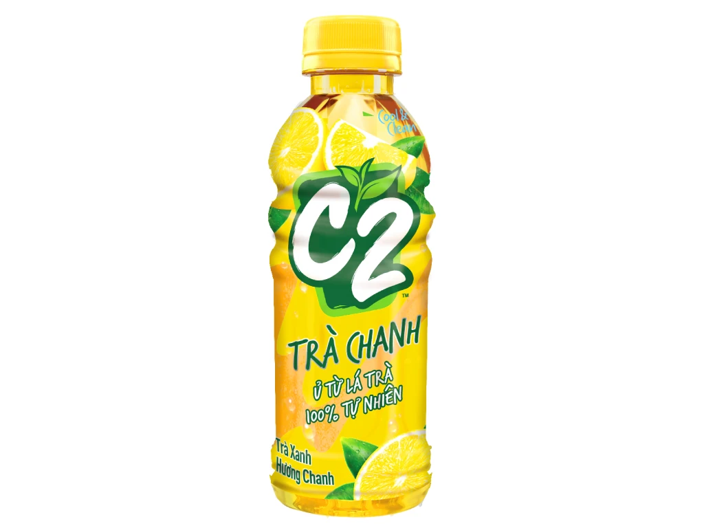 Trà xanh C2 hương chanh 225ml
