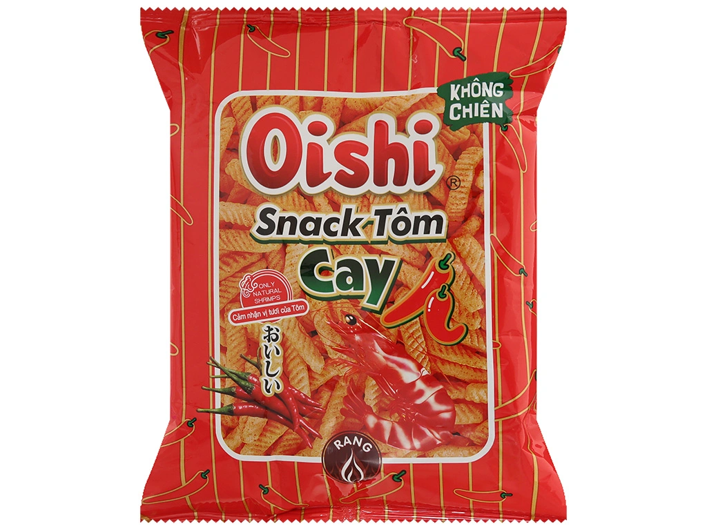 Snack vị tôm cay Oishi gói 68g