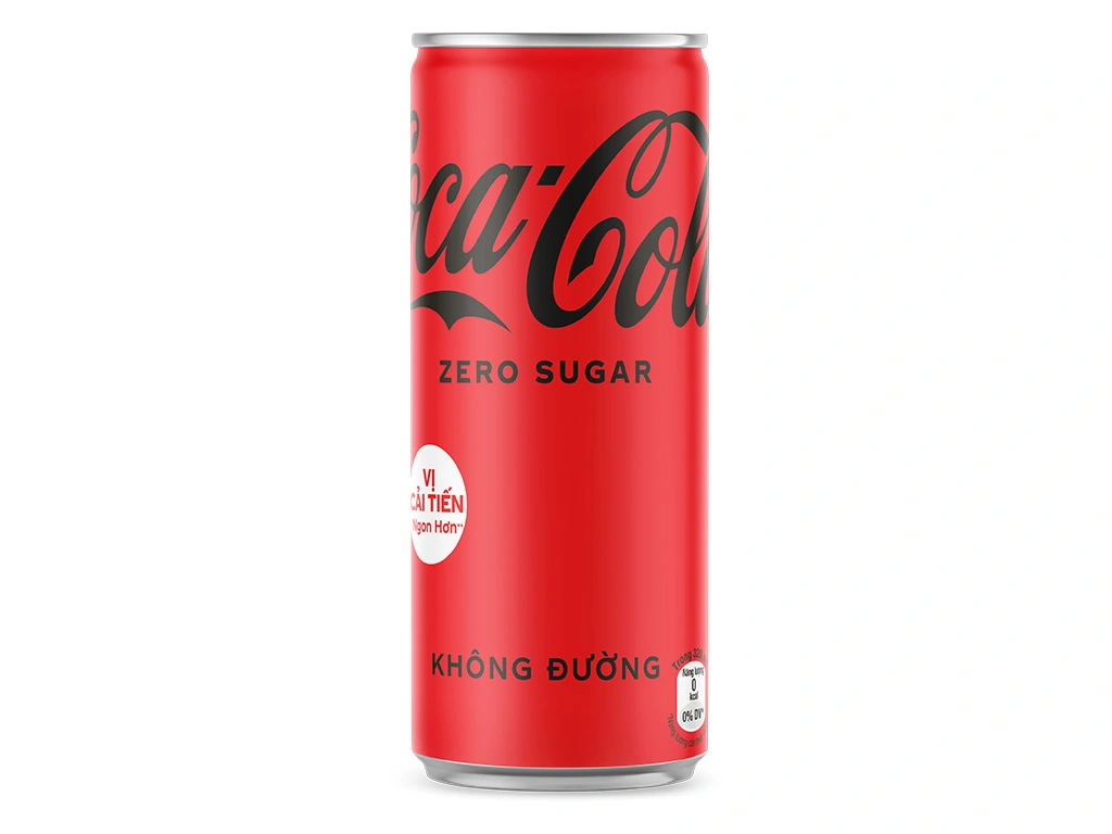 Nước ngọt Coca Cola Zero lon 320ml