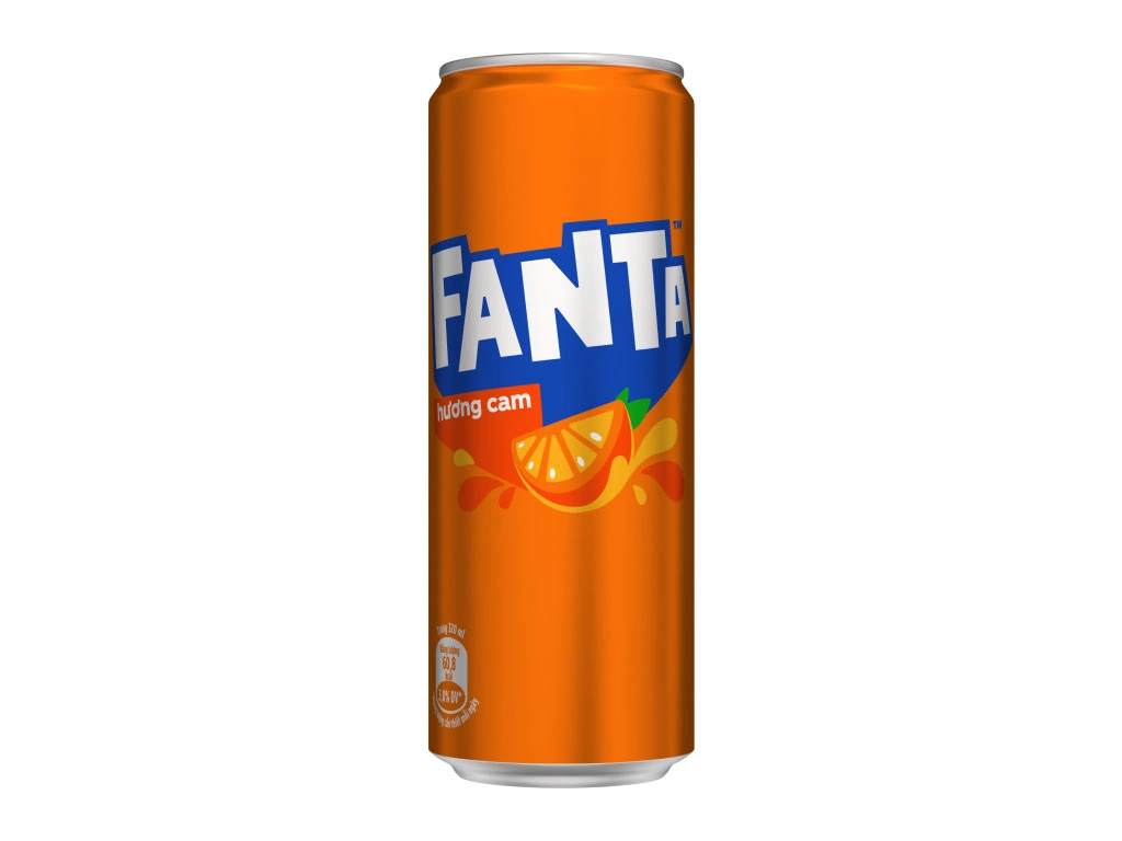 Nước ngọt Fanta hương cam lon 320ml